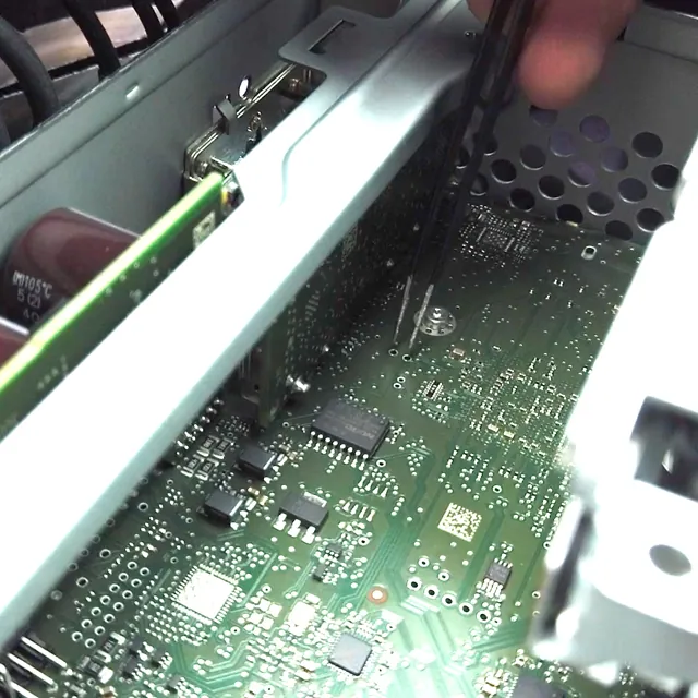 Bridging ZR main board to enter recovery menu.